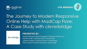 Official Webinar: Modern Responsive Online Help with MadCap Flare and cleverbridge