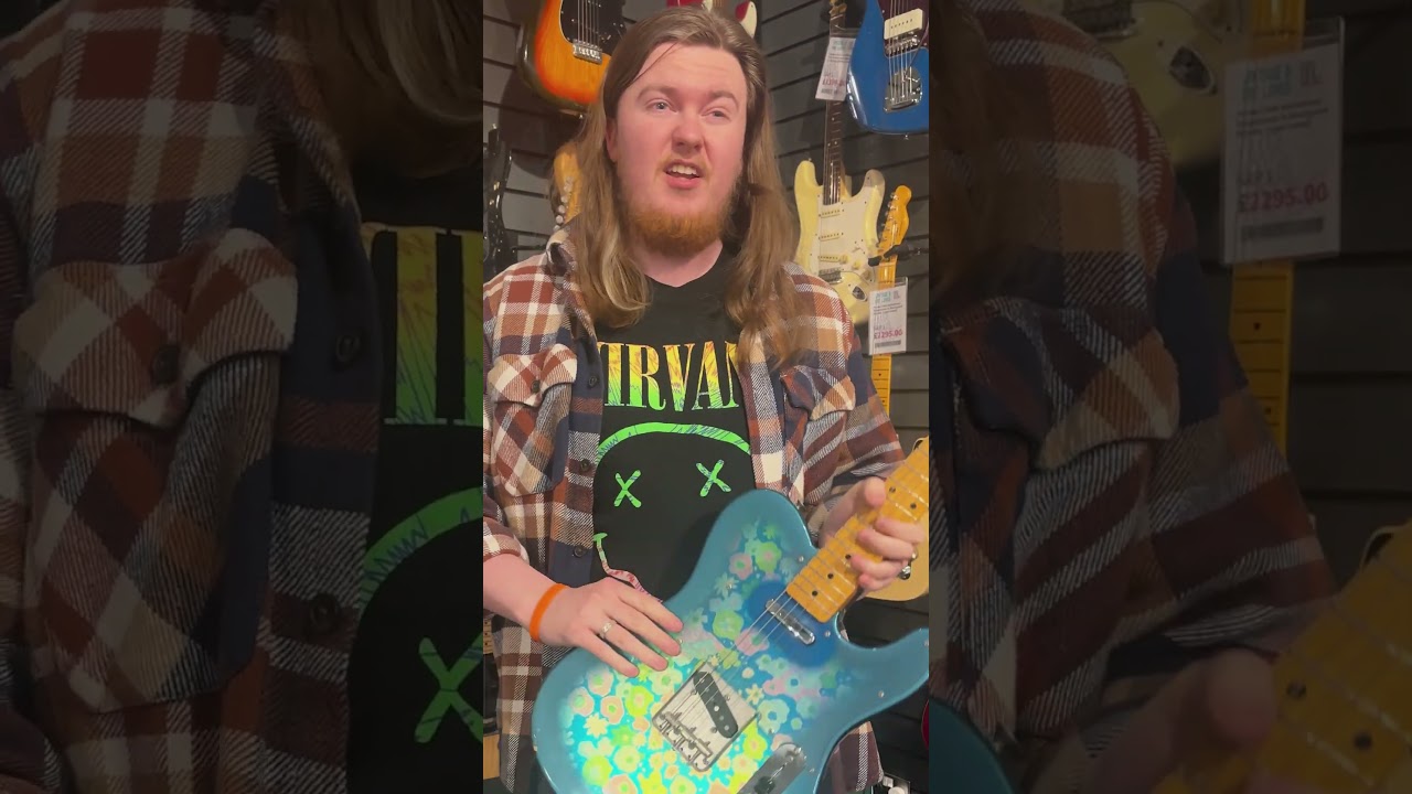 Meet the Fender Japan TL69-75 Telecaster in Blue Flower - YouTube