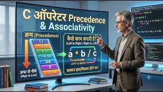 10.6) C ऑपरेटर Precedence और Associativity कैसे काम करती है