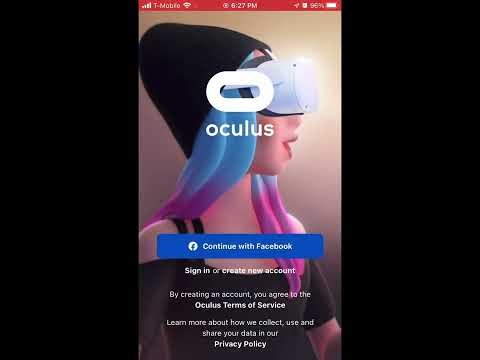 How to sign in your oculus account when it sais try again later