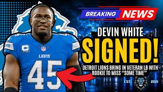 BREAKING NEWS: Detroit Lions SIGN Veteran LB Devin White! screenshot 5