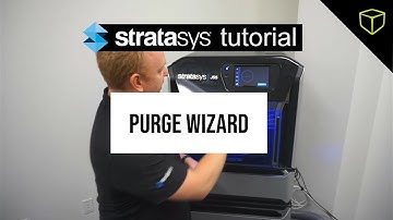 Stratasys Tutorial - Purge Wizard on the J55 3D Printer
