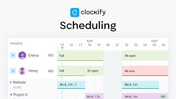 Employee and project scheduling software