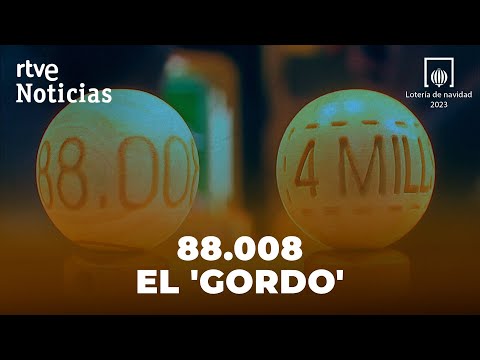 LOTERÍA DE NAVIDAD: 88.008, el 'GORDO' MÁS 'REMOLÓN' de la HISTORIA | RTVE Noticias