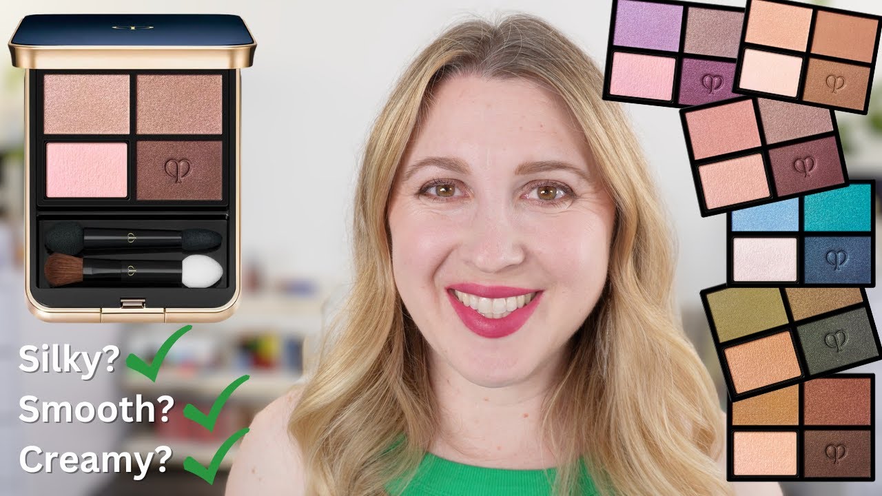 Cle de Peau Eyeshadow Quads Swatches, Review, & Comparisons YouTube