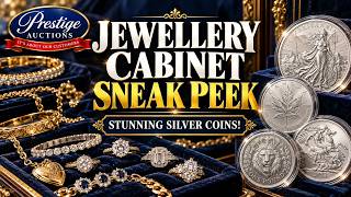 💎 Jewellery Cabinet Sneak Peek | Stunning Silver Coins & Sparkling Finds!