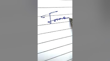 Signature style "Tonne"🖊️ Comment your name!!