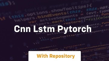 cnn lstm pytorch