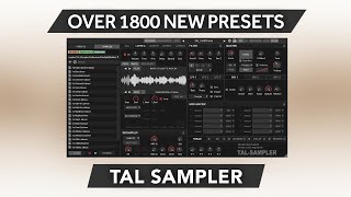 Tal Sampler Over 1800 Custom Presets Blue Light Sensations Sound Bank
