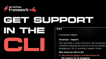 Serverless Framework Support In The CLI