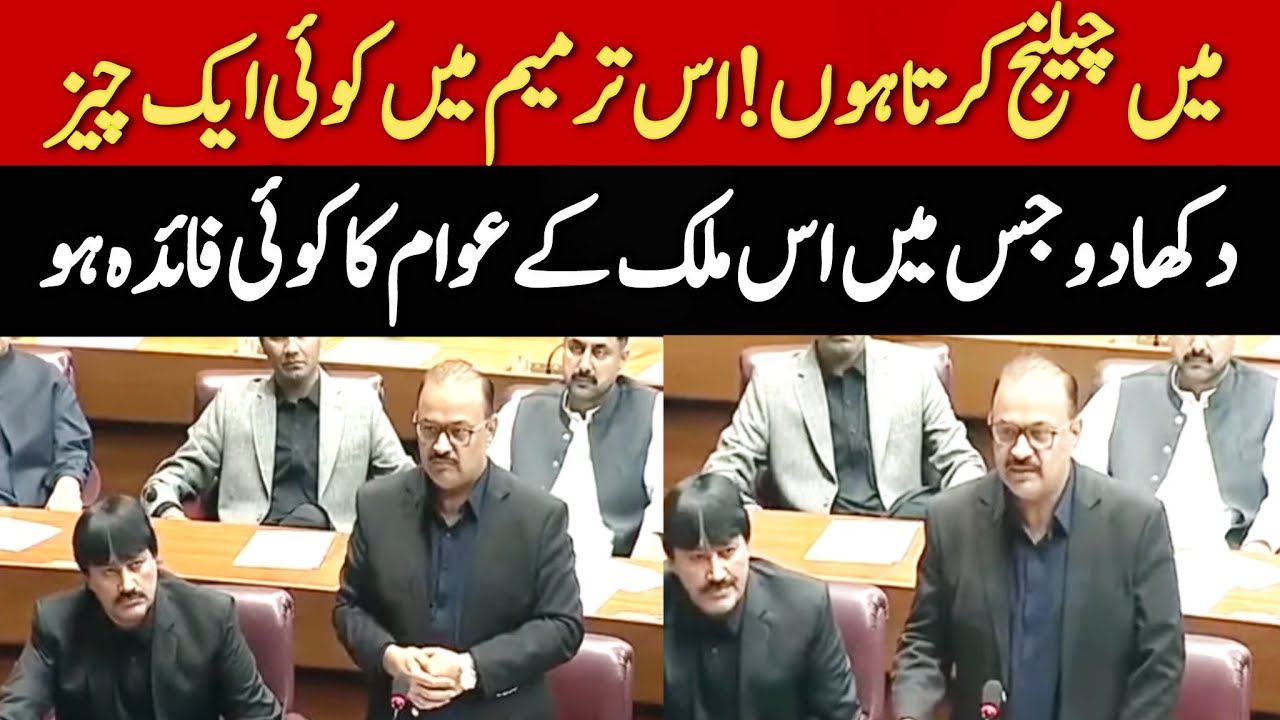 PTI’s Amir Dogar Delivers a Fiery and Impactful Speech in the National Assembly