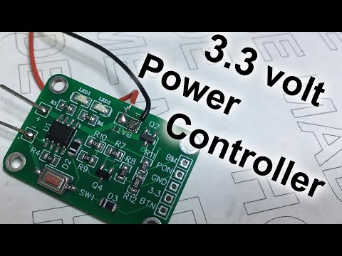 Voltage stabilizer 3.3v. with battery charge and power control. NEXTPCB.COM