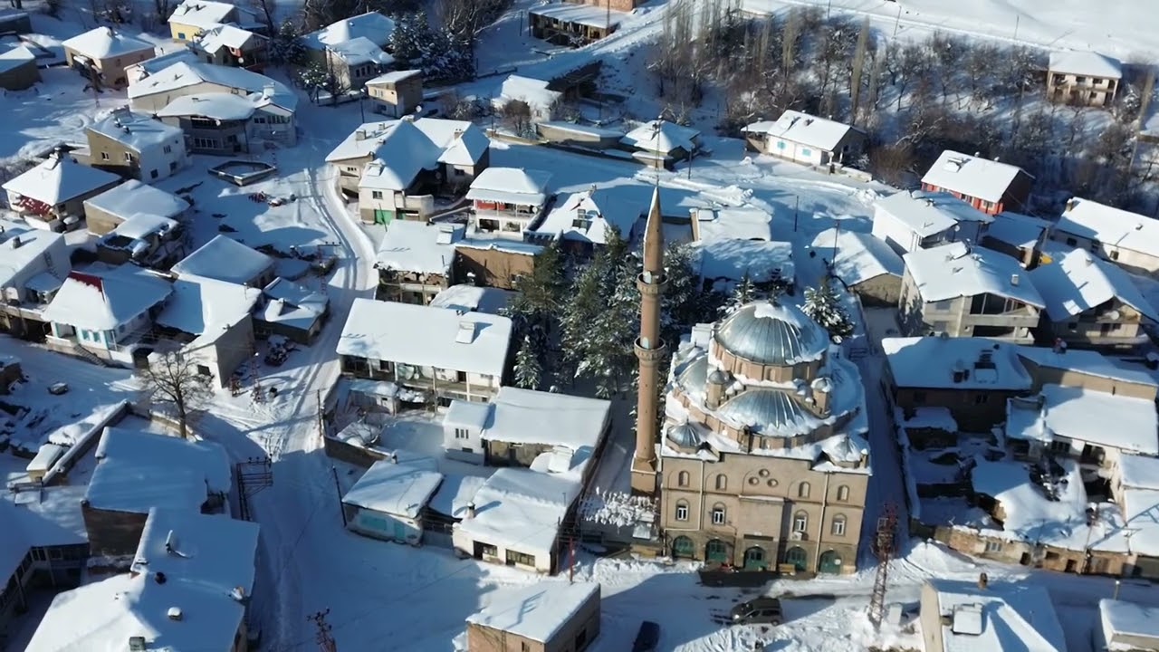 Güneşli bir kış gününde Kayserinin bir köyü ☀️🌞