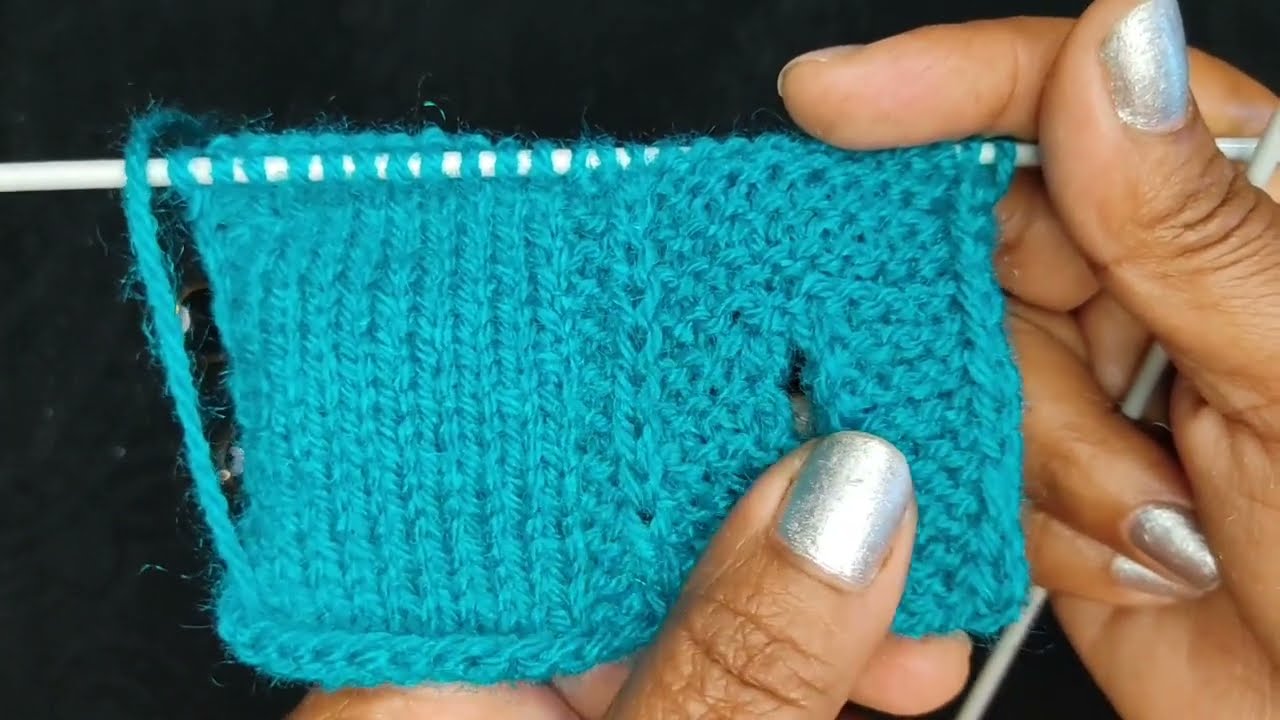 बटन पट्टी के साथ बटन लगाने के लिए छेद बनाये आसान तरीके से॥   button hole with button patti.