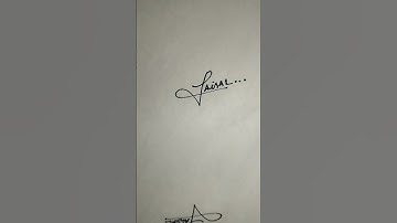 FAISAL Name Signature Style #Shorts #signaturestyles #writingskills #signature #calligraphy