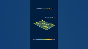 2D Standing Waves on a Membrane |   Membrane Vibration.  #StandingWave #MembraneVibration #physics