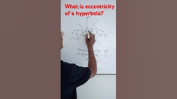 What is eccentricity of a hyperbola￼?-2