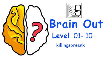 Brain out game level 1-10 answers | brain out game level 1-10 solution
