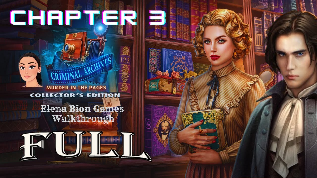 Criminal Archives 3: Murder in the Pages - Chapter 3 🌸 Full Game Walkthrough