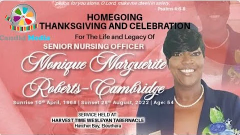 Homegoing Thanksgiving And Celebration Service For...