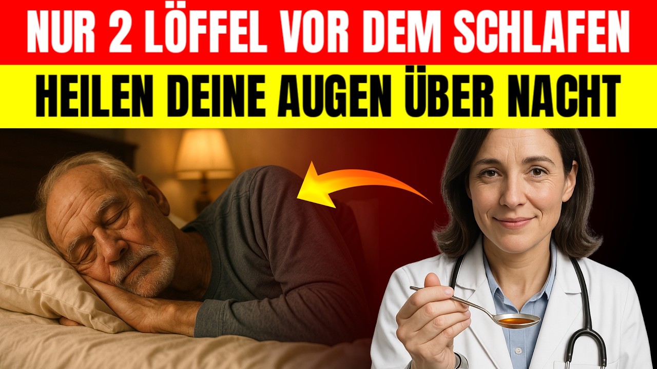 Sogar Mit 90! Iss Dies Vor Dem Schlafengehen Um Deine Augen Und Sehkraft Über Nacht Zu Reparieren