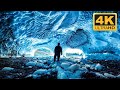 ICE CAVES in Vatnajokull National Park, the south coast of Iceland 4K Ultra HD | Ice cave Iceland