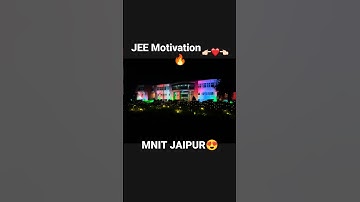 MNIT JAIPUR Beautiful Campus😍 Motivation|#shorts #mnit #jeemotivation #iit #nit #jeemain #josaa2022