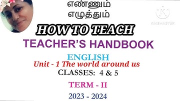 HOW TO TEACH Ennum ezhuthum 4&5th std Tr