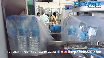 Automatic Web Sealer with Shrink Tunnel | Fully Automatic Web sealer machine for water bottle