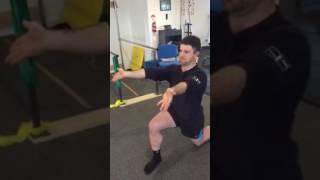 ELDOA themed hip flexor stretch