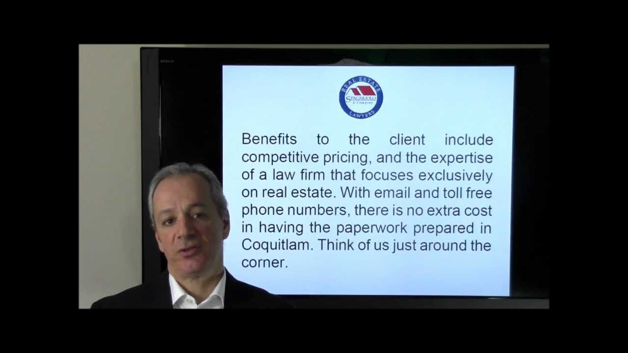 Information for Clients on Vancouver Island -Tony Spagnuolo, Spagnuolo & Company Real Estate Lawyers