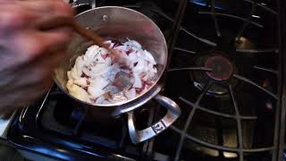 Browning Bacon And Onions In The Bcc 3 Qt Cerole