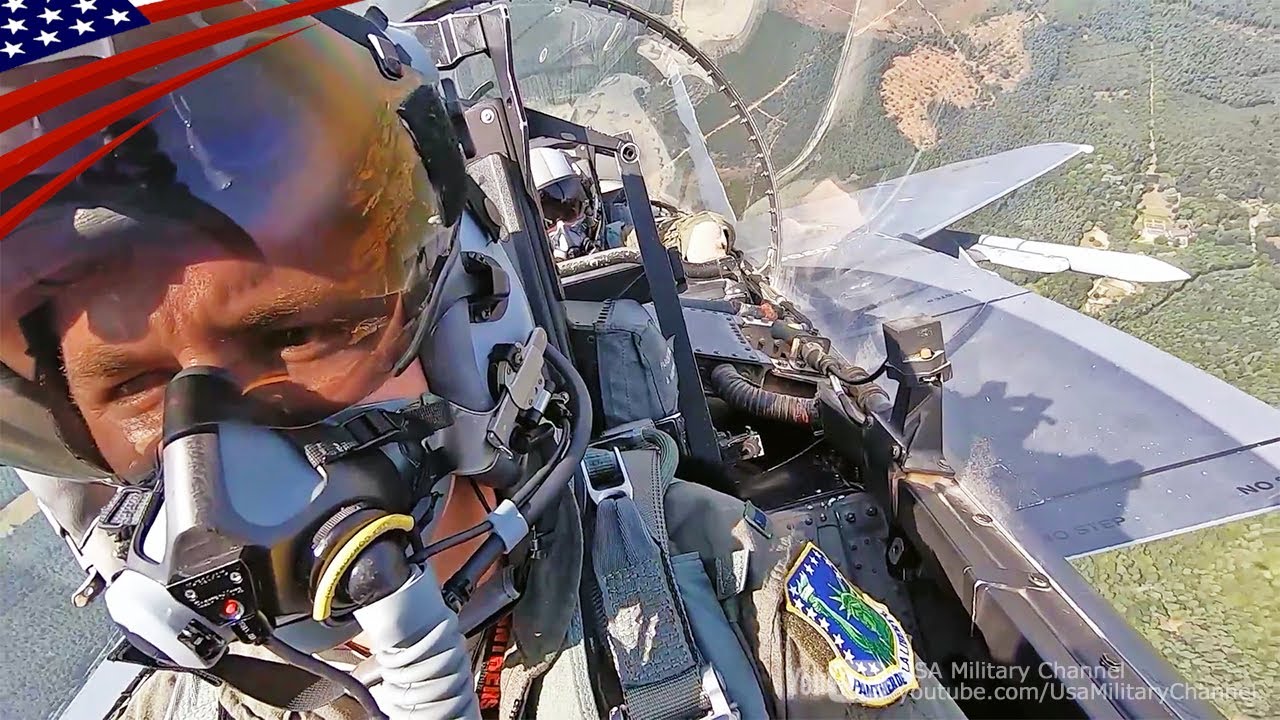 [Cockpit View] US F-15 Jets Low-Level Flyover In UK (2019)