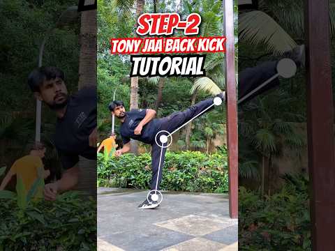 Tony Jaa Back Kick Tutorial Tonyjaa Viral Kick Trending Shorts Muaythai Ongbak