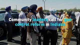 Community leaders call for gun control reform in Indiana