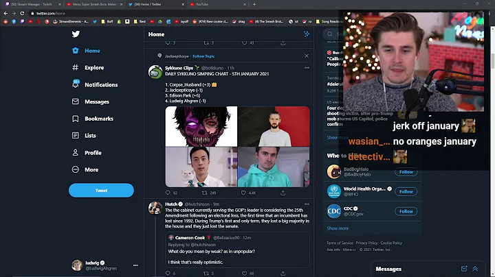 sykkuno simp chart, ludwig's reaction