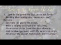 Low in the Grave He Lay (Baptist Hymnal #160)