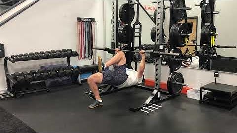 Matthew Ibrahim | Barbell Inverted Row w/ Knee Drive Iso