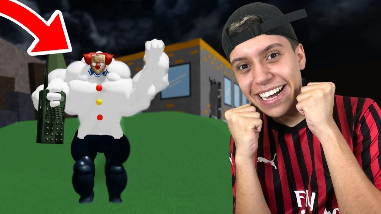 Virei Um Palhaco Assustador De Halloween Do Roblox Mega Noob Simulator Youtube - jogo do noob assustador no roblox