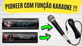 como fazer Karaokê do Player Pioneer sem mesa de som - como funciona #somautomotivo