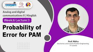 Lec 26: Probability of Error for PAM