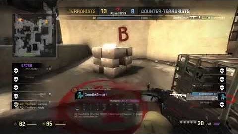 CS:GO - Insane 1v5 retake