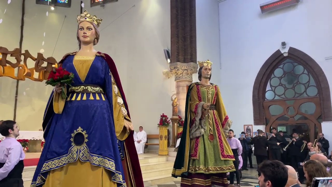 Ball dels Gegants Vells de Santa Coloma de Gramenet - Anada a l’ofici, FM d’hivern 2023.