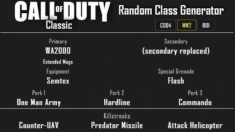 MW2 - Quarry Team Deathmatch (14-5) Random Class Generator #54 [2020]