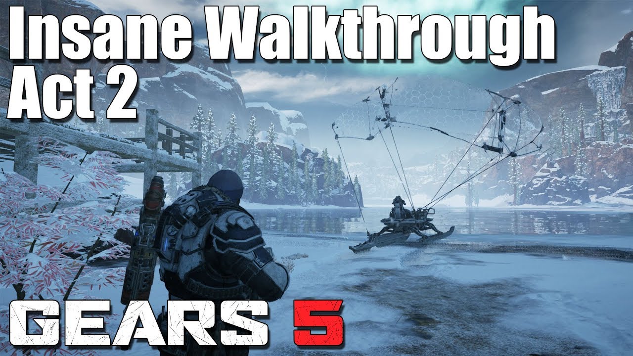Gears 5 Act 2 Insane difficulty walkthrough/gameplay (All chapters