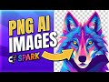 Generate AI Graphics with TRANSPARENT Background🤖 CF Spark Tutorial (Creative Fabrica)