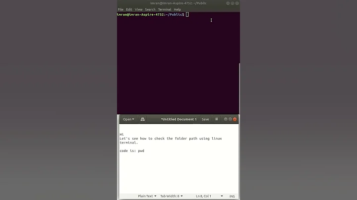 How to find folder path in Linux using terminal | get your directory path