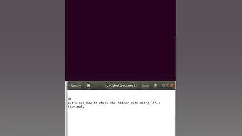How to find folder path in Linux using terminal | get your directory path