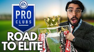 CAN I LEAD THE TEAM TO ELITE DIVISION IN PRO CLUBS?| EA FC 24