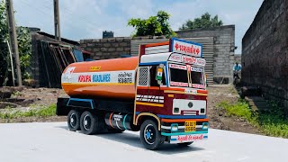 TATA 2518 Truck Model Miniature | GJ02 Y 4566 | Tanker Truck